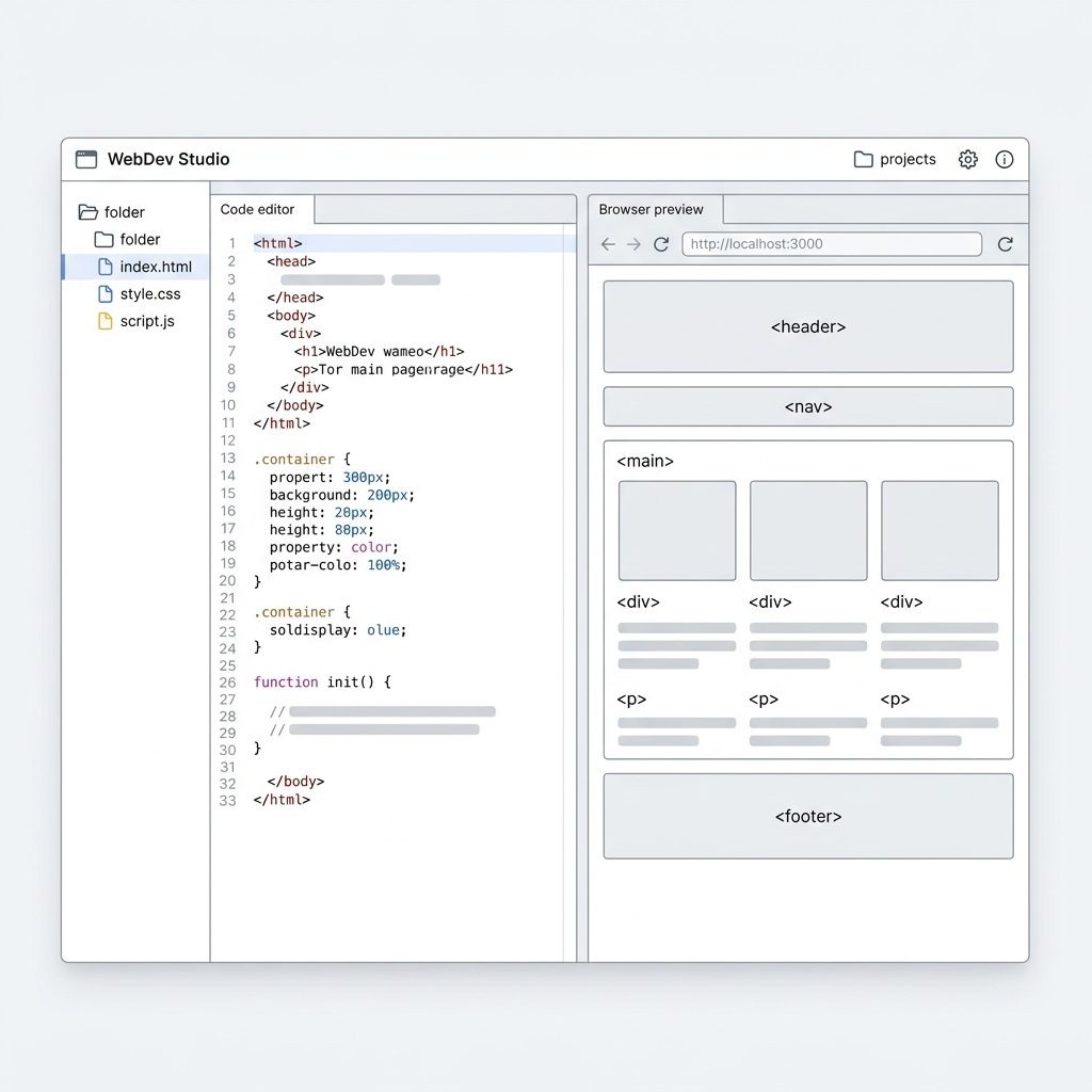 Development Process Mockup